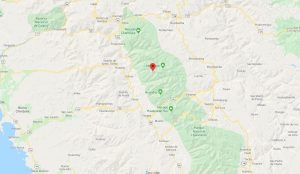 Mapa Santa Cruz Cordillera Blaca Perú